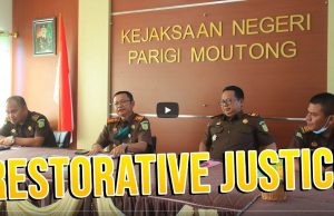 KAJARI PARIGI MOUTONG PUTUSKAN 3 PERKARA MELALUI RESTORATIVE JUSTICE