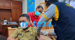 SEKDA PARIGI MOUTONG AJAK ASN DAN NAKES DUKUNG PENUH VAKSINASI