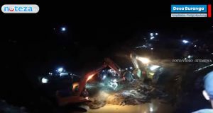 EVAKUASI KORBAN LONGSOR TAMBANG ILEGAL BURANGA – PARIGI MOUTONG