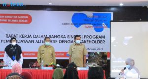 Raker Sinergitas Program BNN Sulteng di Parigi Moutong