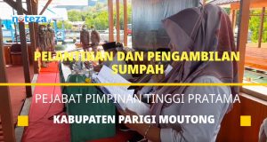 Pelantikan Pejabat Pimpinan Tinggi Pratama Parigi Moutong 2021