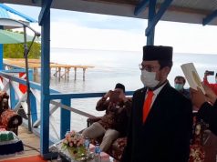 Pelantikan Zulfinasran Jadi Sekda Parigi Moutong