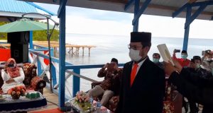 Pelantikan Zulfinasran Jadi Sekda Parigi Moutong