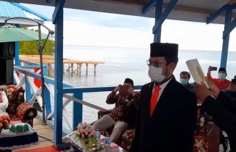 Pelantikan Zulfinasran Jadi Sekda Parigi Moutong